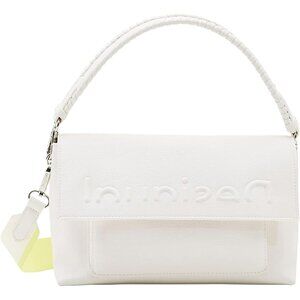 Fashion Accessories PU Across Body White Bag for Women with Two Compartments